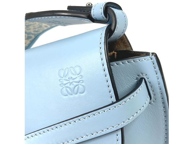 Borsa a tracolla pochette Loewe A650N46X13 Blu - vista 9