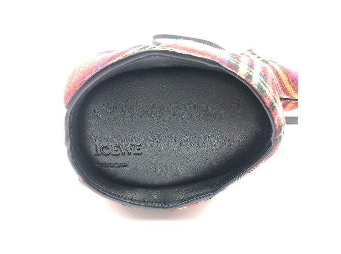 Loewe 118.50.M93 Schultertasche mit Karomuster Rot - Ansicht 3