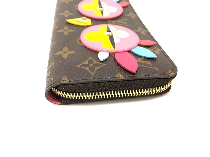 Cartera larga con cremallera Lovely Bird Monogram Louis Vuitton Castaño - vista 4