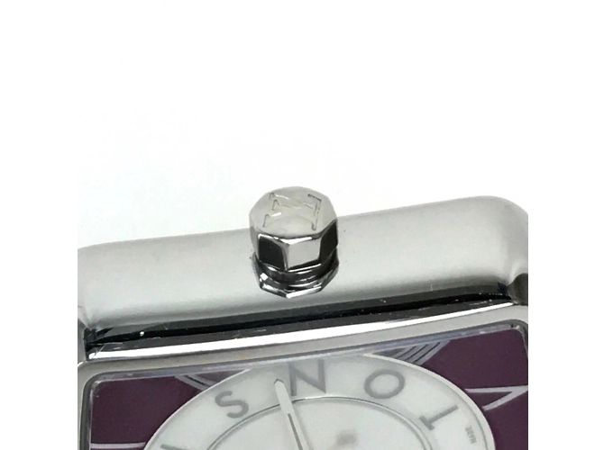 Louis Vuitton Q221J Quarz-Armbanduhr Silber - Ansicht 10