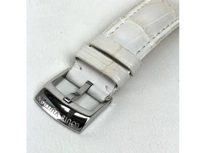 Louis Vuitton Q221J Quarz-Armbanduhr Silber - Ansicht 6