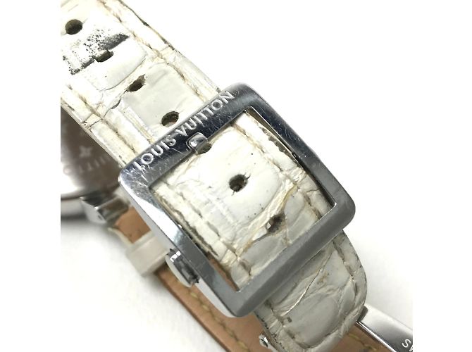 Louis Vuitton Q132C Tambour Armbanduhr Weiß - Ansicht 8
