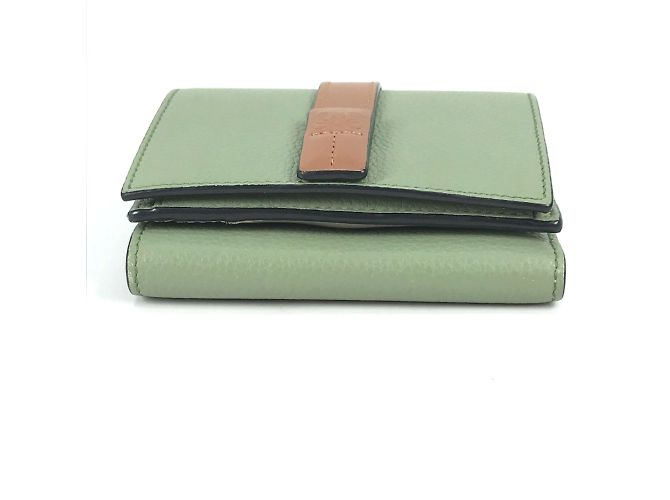 Billetera compacta trifold Anagram Loewe Verde - vista 10