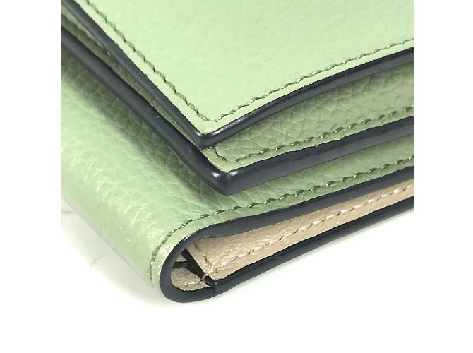 Billetera compacta trifold Anagram Loewe Verde - vista 11