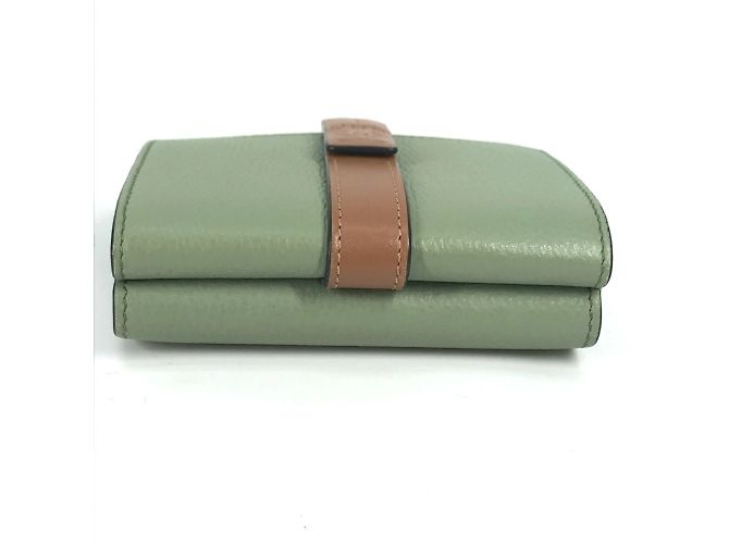 Billetera compacta trifold Anagram Loewe Verde - vista 8