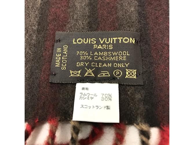 Stola rossa Louis Vuitton Rosso - vista 6