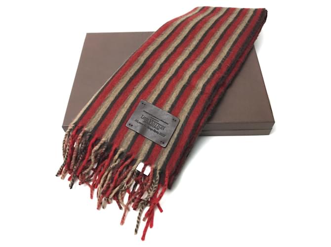 Stola rossa Louis Vuitton Rosso - vista 7