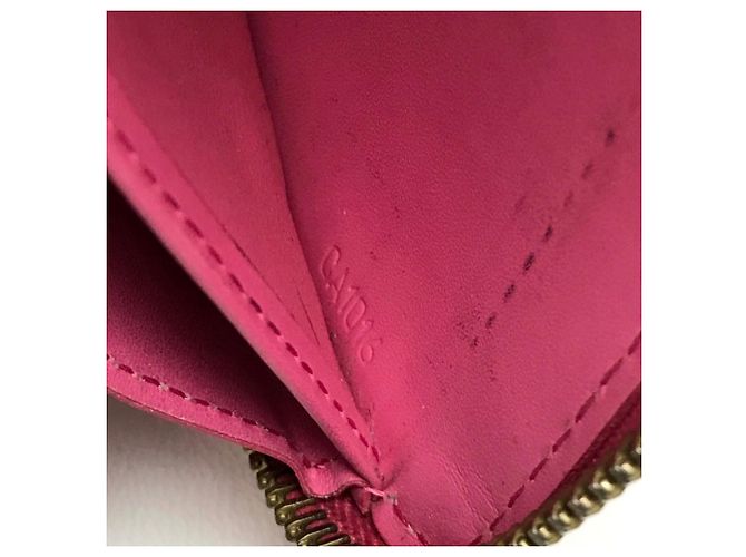 Zippy Geldbörse Monogram Vernis Louis Vuitton Pink - Ansicht 9