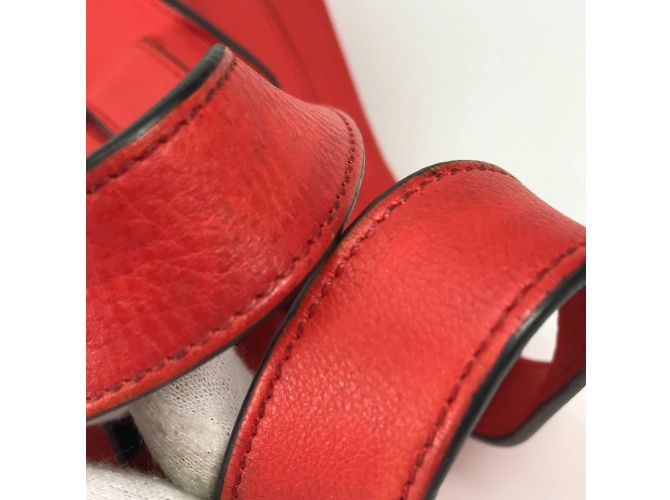 Borsa in pelle rossa Loewe 387.30.N60 Rosso - vista 10