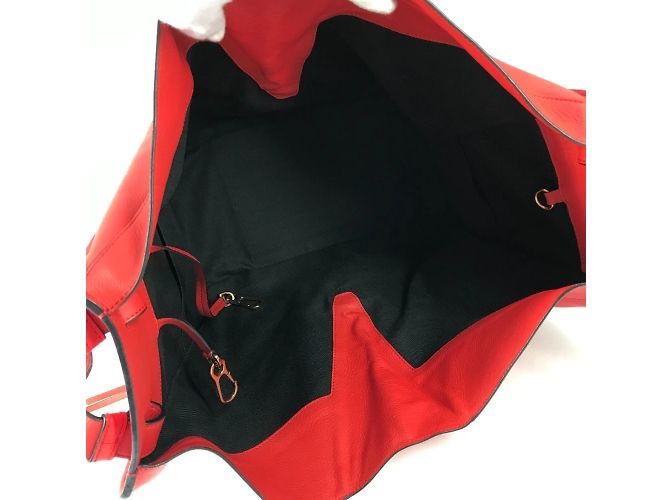 Borsa in pelle rossa Loewe 387.30.N60 Rosso - vista 11