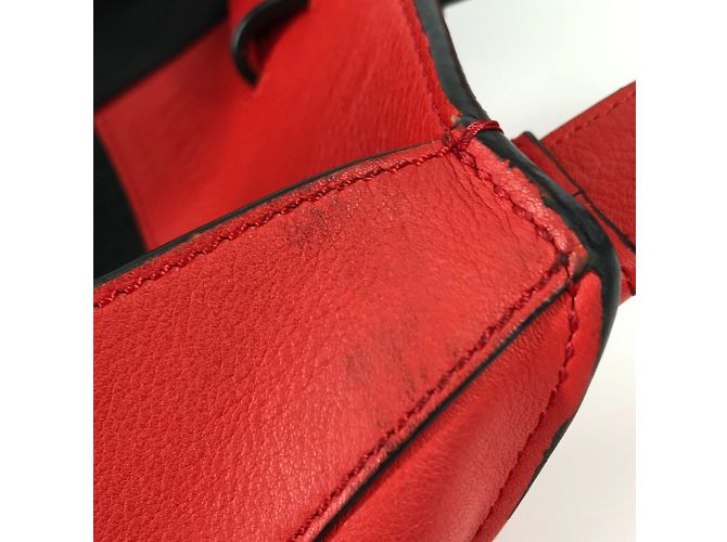 Borsa in pelle rossa Loewe 387.30.N60 Rosso - vista 13