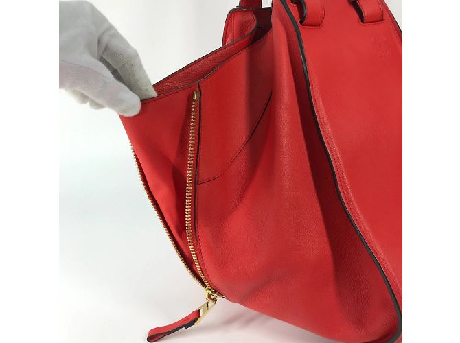 Borsa in pelle rossa Loewe 387.30.N60 Rosso - vista 5