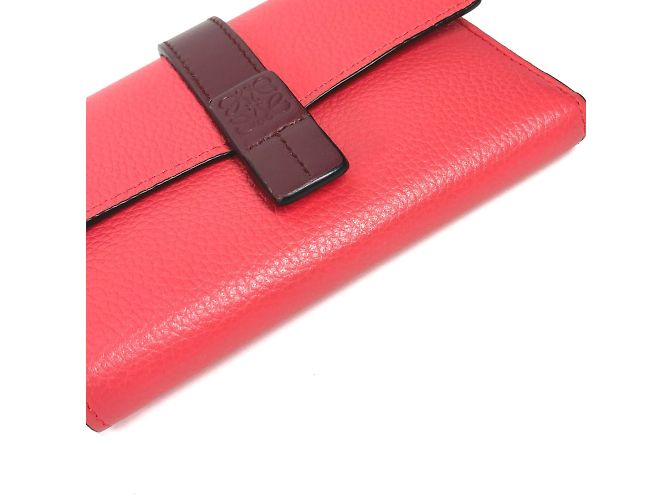 Loewe Bicolor Compact Trifold Wallet Pink - view 3