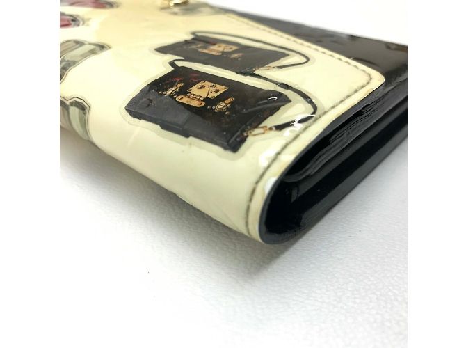 Cartera Larga Monogram-Vernis Louis Vuitton Blanco - vista 4