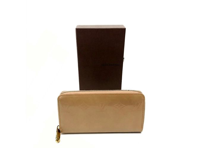 Vernis Zip Around Langbörse von Louis Vuitton Beige - Ansicht 10