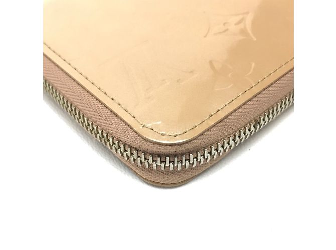 Vernis Zip Around Langbörse von Louis Vuitton Beige - Ansicht 3