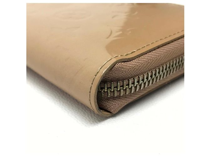 Vernis Zip Around Langbörse von Louis Vuitton Beige - Ansicht 5