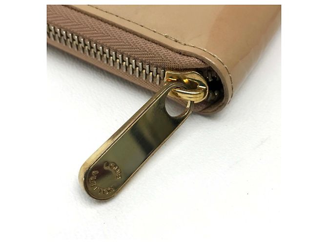Vernis Zip Around Langbörse von Louis Vuitton Beige - Ansicht 6