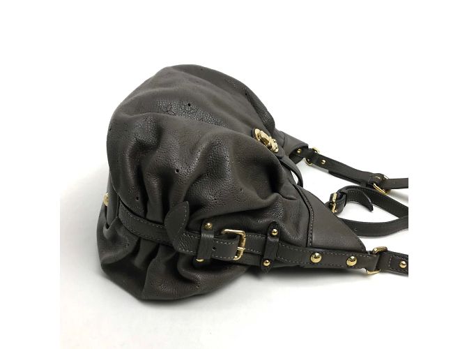Borsa a spalla Monogram Mahina M95768 di Louis Vuitton Marrone - vista 4