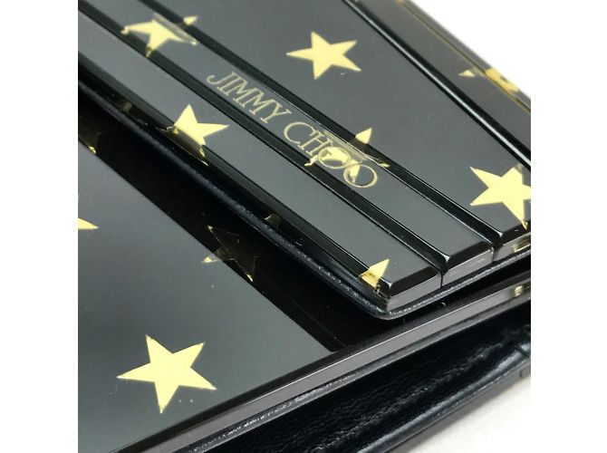 Borsa a spalla con motivo a stelle nera Jimmy Choo Nero - vista 6