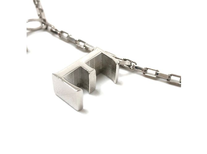 Collana a catena con logo Icon di Loewe Argento - vista 4
