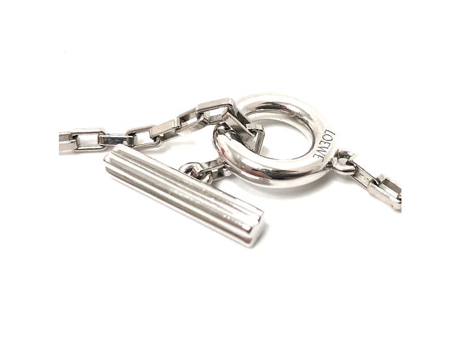Collana a catena con logo Icon di Loewe Argento - vista 8