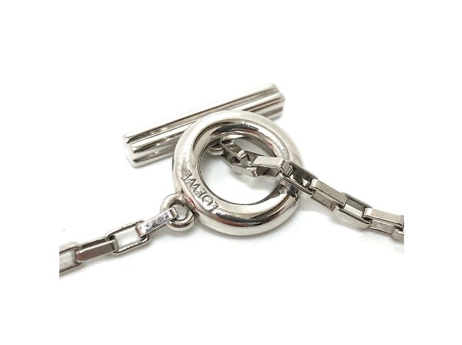 Collana a catena con logo Icon di Loewe Argento - vista 9