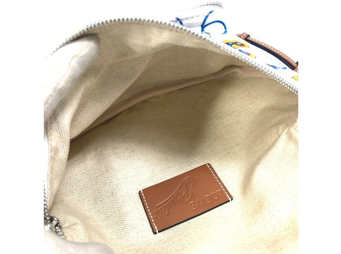 Borsa Anagramma Loewe PAULA'S IBIZA Bianco - vista 14