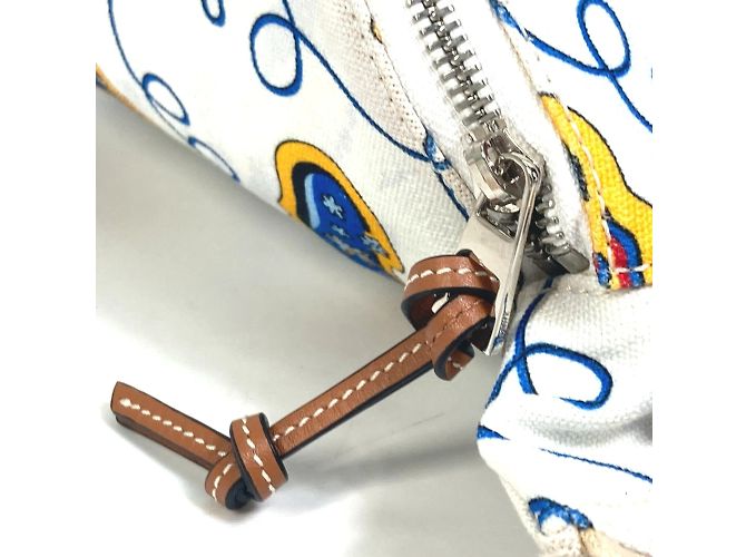 Borsa Anagramma Loewe PAULA'S IBIZA Bianco - vista 6