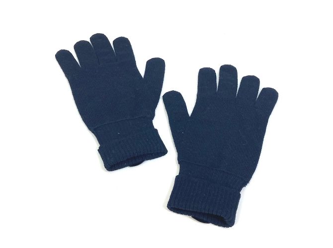 Louis Vuitton Navy Wollhandschuhe Marineblau - Ansicht 2