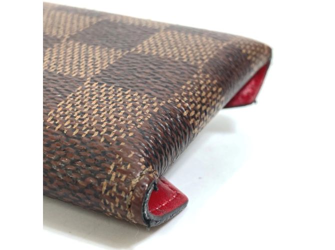 Billetera con compartimento para monedas Damier Louis Vuitton Castaño - vista 6
