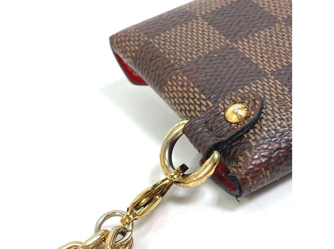 Billetera con compartimento para monedas Damier Louis Vuitton Castaño - vista 7