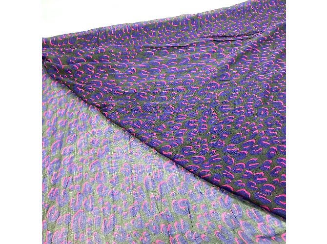 Bufanda morada Louis Vuitton Púrpura - vista 6