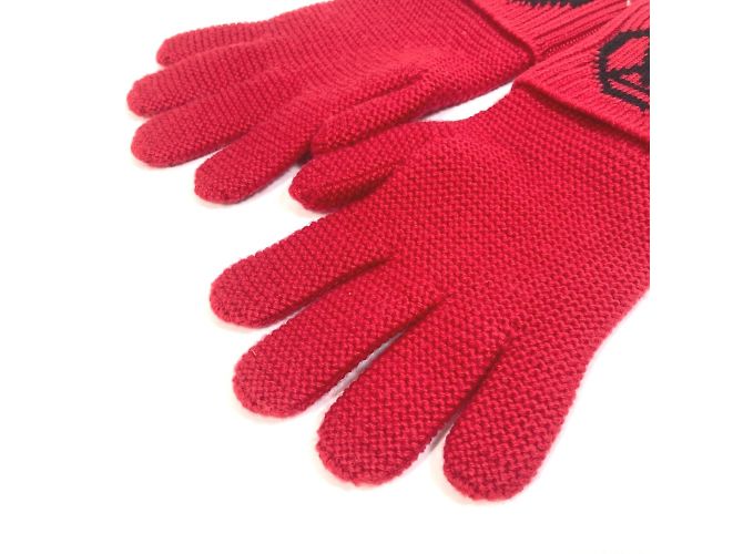 Rote Wollhandschuhe von Louis Vuitton - Ansicht 4