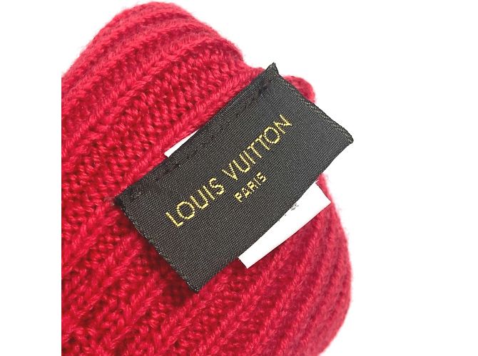 Rote Wollhandschuhe von Louis Vuitton - Ansicht 5
