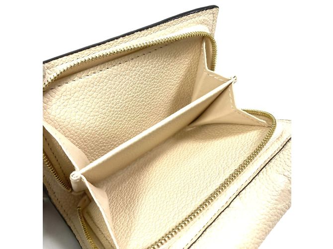 Cartera Metis Trifold Monogram Empreinte Louis Vuitton Beige - vista 11
