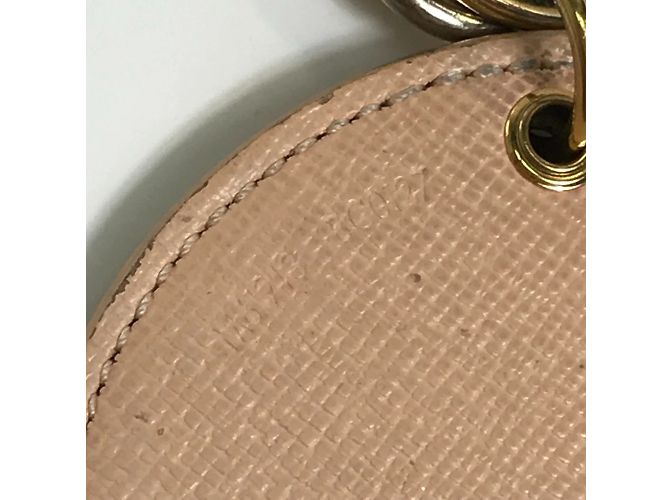 Portachiavi charm Damier Azur M61943 Louis Vuitton Bianco - vista 10