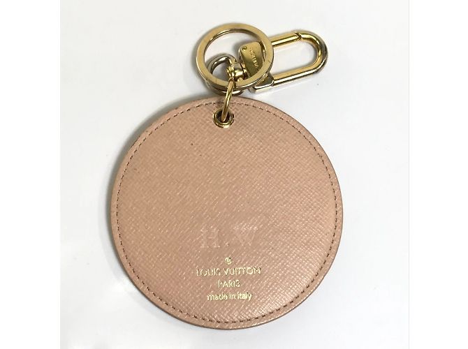Portachiavi charm Damier Azur M61943 Louis Vuitton Bianco - vista 2