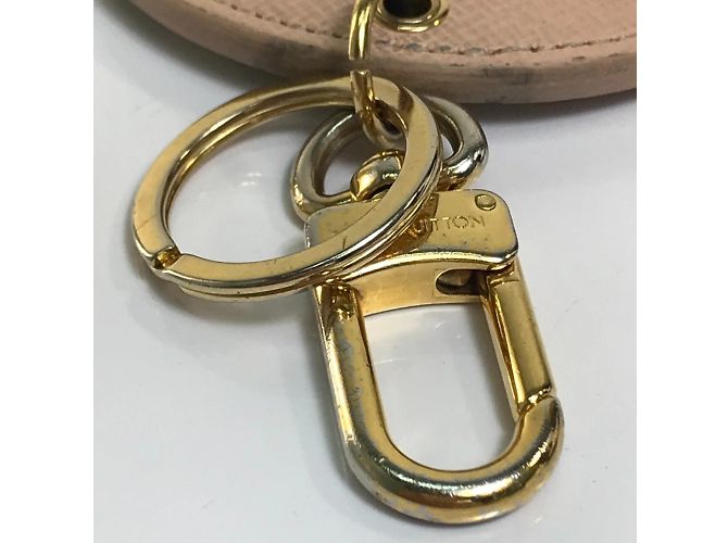 Portachiavi charm Damier Azur M61943 Louis Vuitton Bianco - vista 9