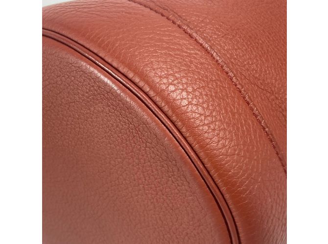 Bolsa de duffle com cordão e logo H da Hermès Marrom - vista 12