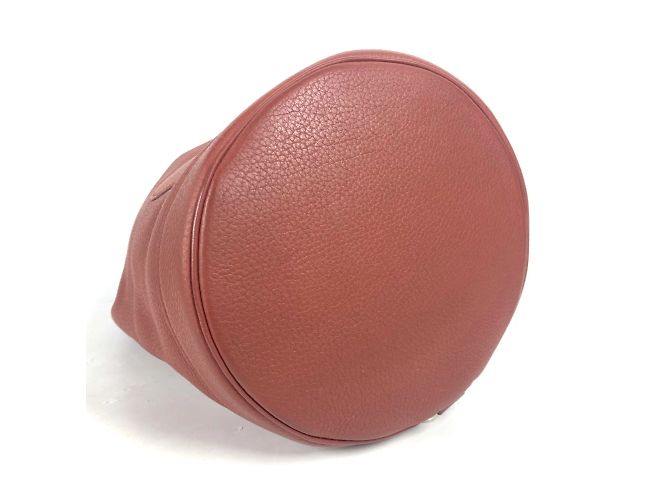 Bolsa de duffle com cordão e logo H da Hermès Marrom - vista 5