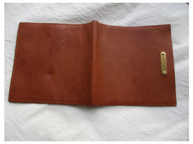 Autre Marque Caramel leather wallet. Unisex. - view 5