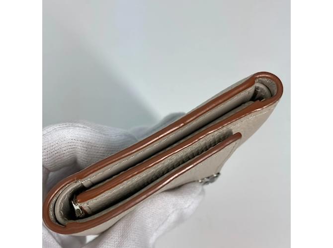 Billetera compacta trifold Loewe Beige - vista 11