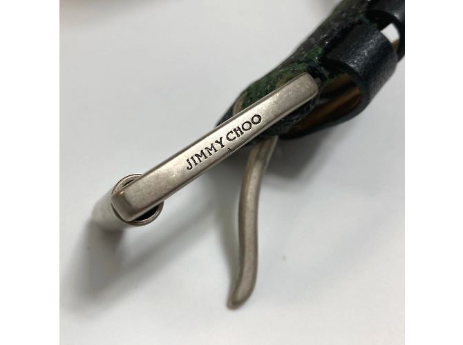 Jimmy Choo grüner Stoffgürtel - Ansicht 9