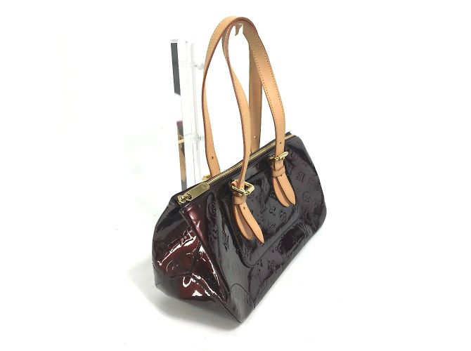 Borsa a Spalla Monogram Vernis Louis Vuitton Rosso - vista 3