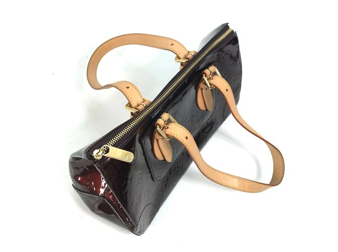 Borsa a Spalla Monogram Vernis Louis Vuitton Rosso - vista 6