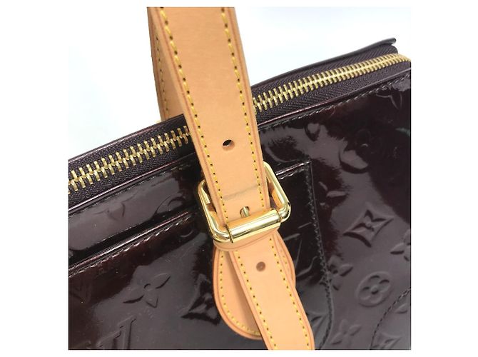 Borsa a Spalla Monogram Vernis Louis Vuitton Rosso - vista 7