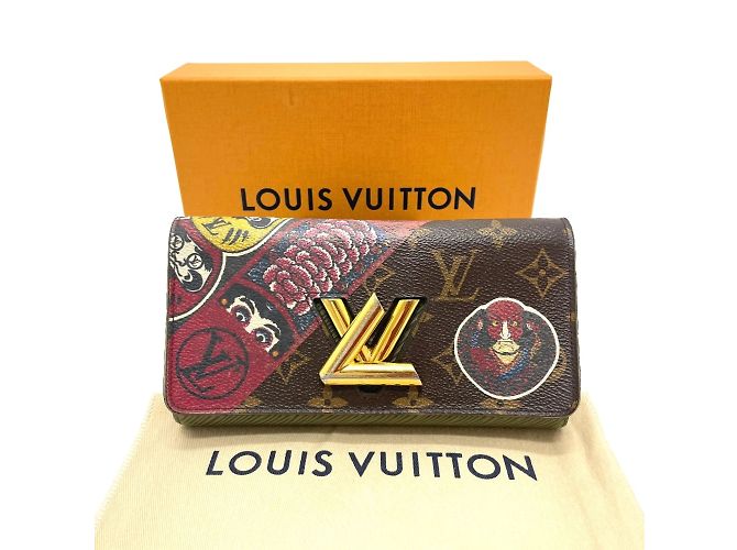 Lange Geldbörse Kabuki Kansai Yamamoto Monogramm Louis Vuitton Braun - Ansicht 16