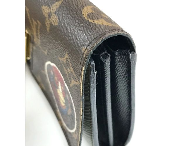 Lange Geldbörse Kabuki Kansai Yamamoto Monogramm Louis Vuitton Braun - Ansicht 7