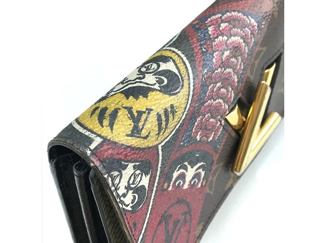 Lange Geldbörse Kabuki Kansai Yamamoto Monogramm Louis Vuitton Braun - Ansicht 9